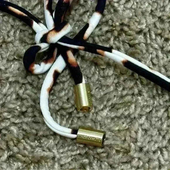 NWT - Vince Camuto Chain Halter Blouson Tankini Top Leopard Print, size S - Picture 5 of 6